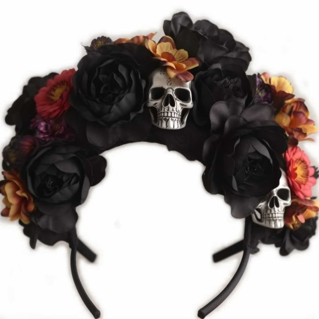 Skull Day Of The Dead Headband