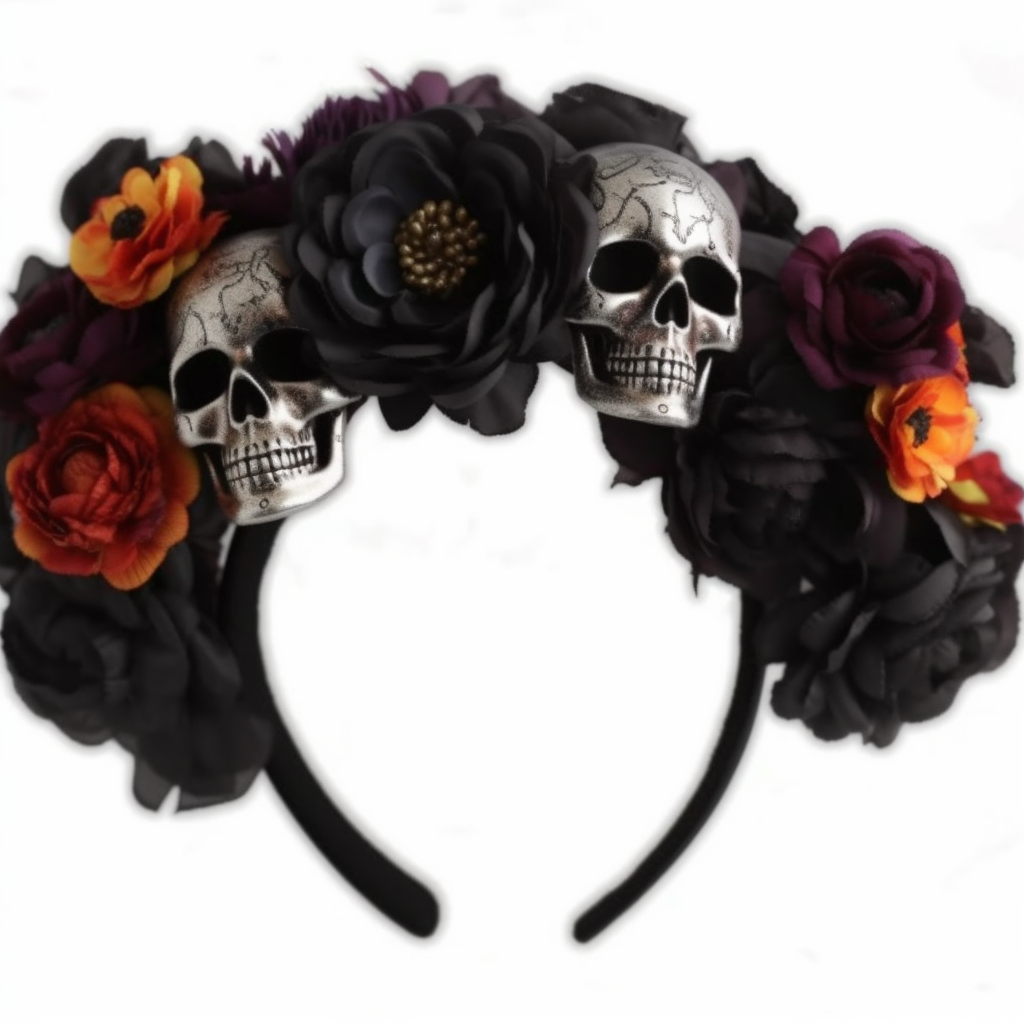 Skull Day Of The Dead Headband