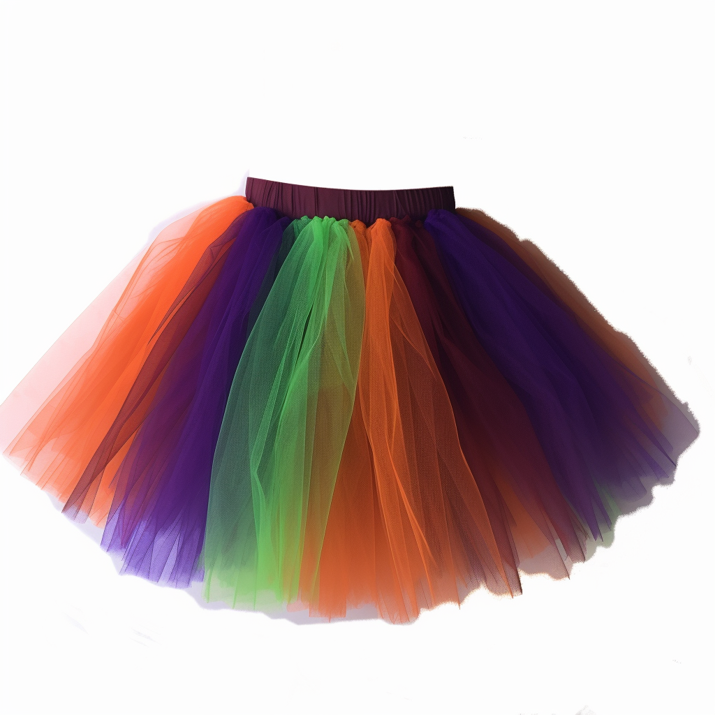 "Halloween" Colorful Skirt