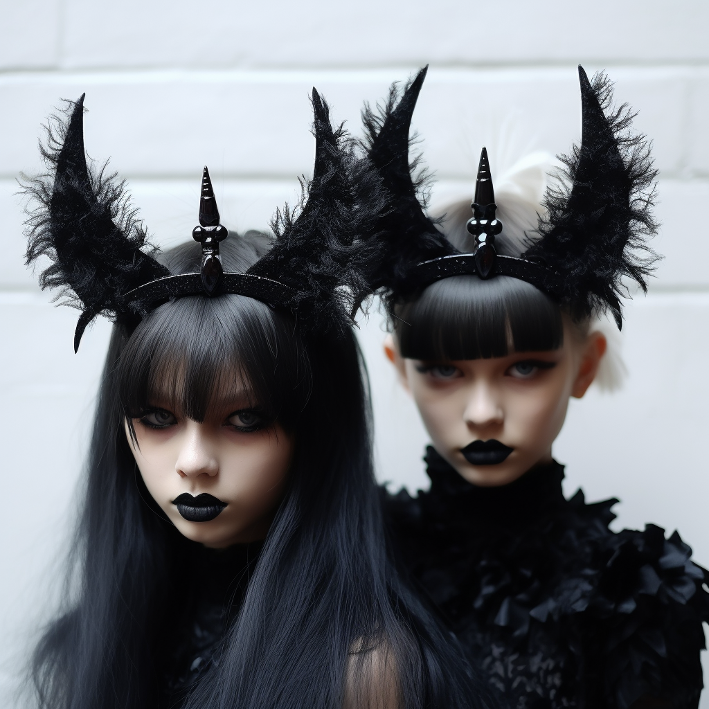 "Halloween" Bat Headdress
