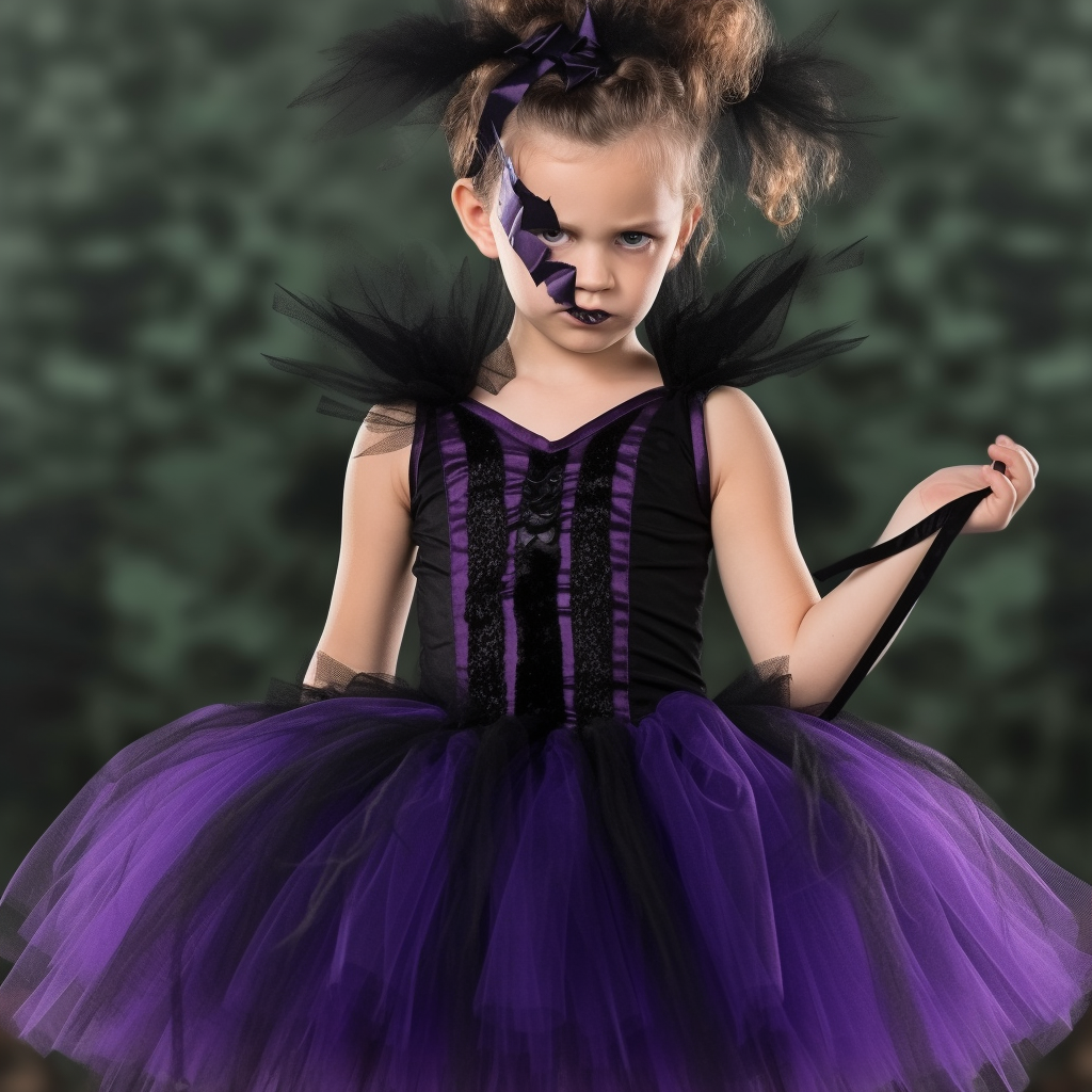 "Halloween" Fantasy Purple Tutu